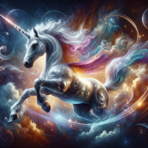 ファンタジックなユニコーン